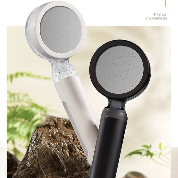 Filtering Shower Head Supercharged Water Purification Handheld Nozzle