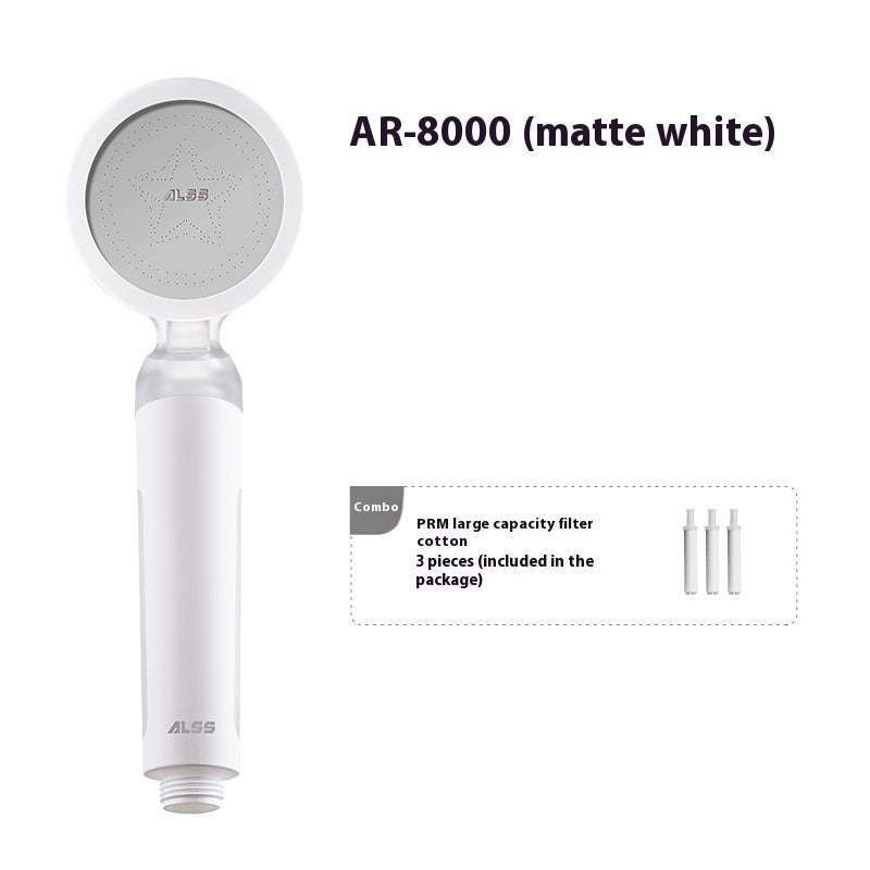 Filtering Shower Head Supercharged Water Purification Handheld Nozzle