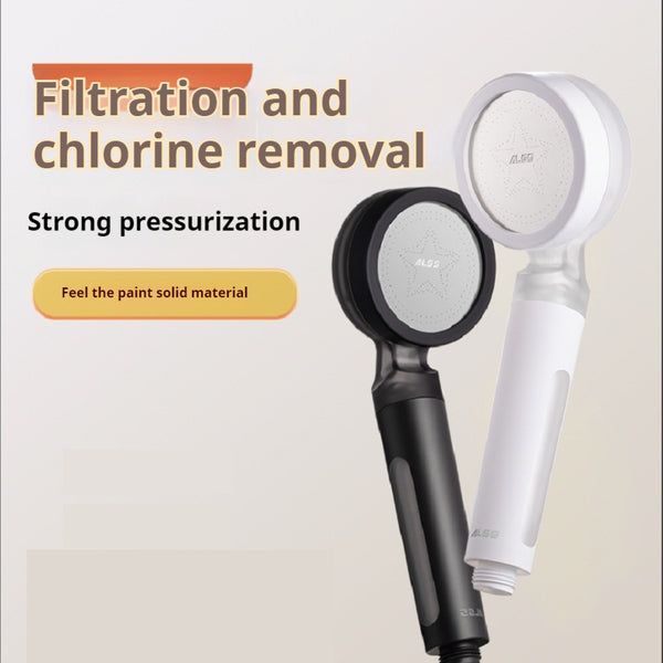Filtering Shower Head Supercharged Water Purification Handheld Nozzle