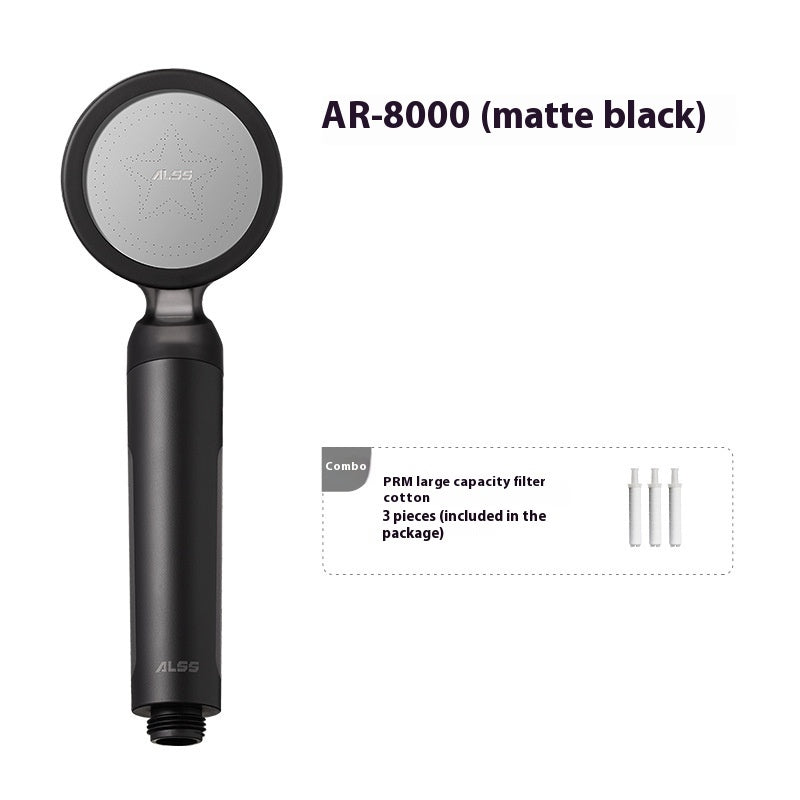 Filtering Shower Head Supercharged Water Purification Handheld Nozzle